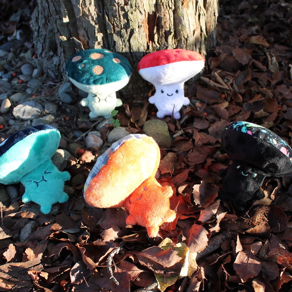 Plush Mushrooms